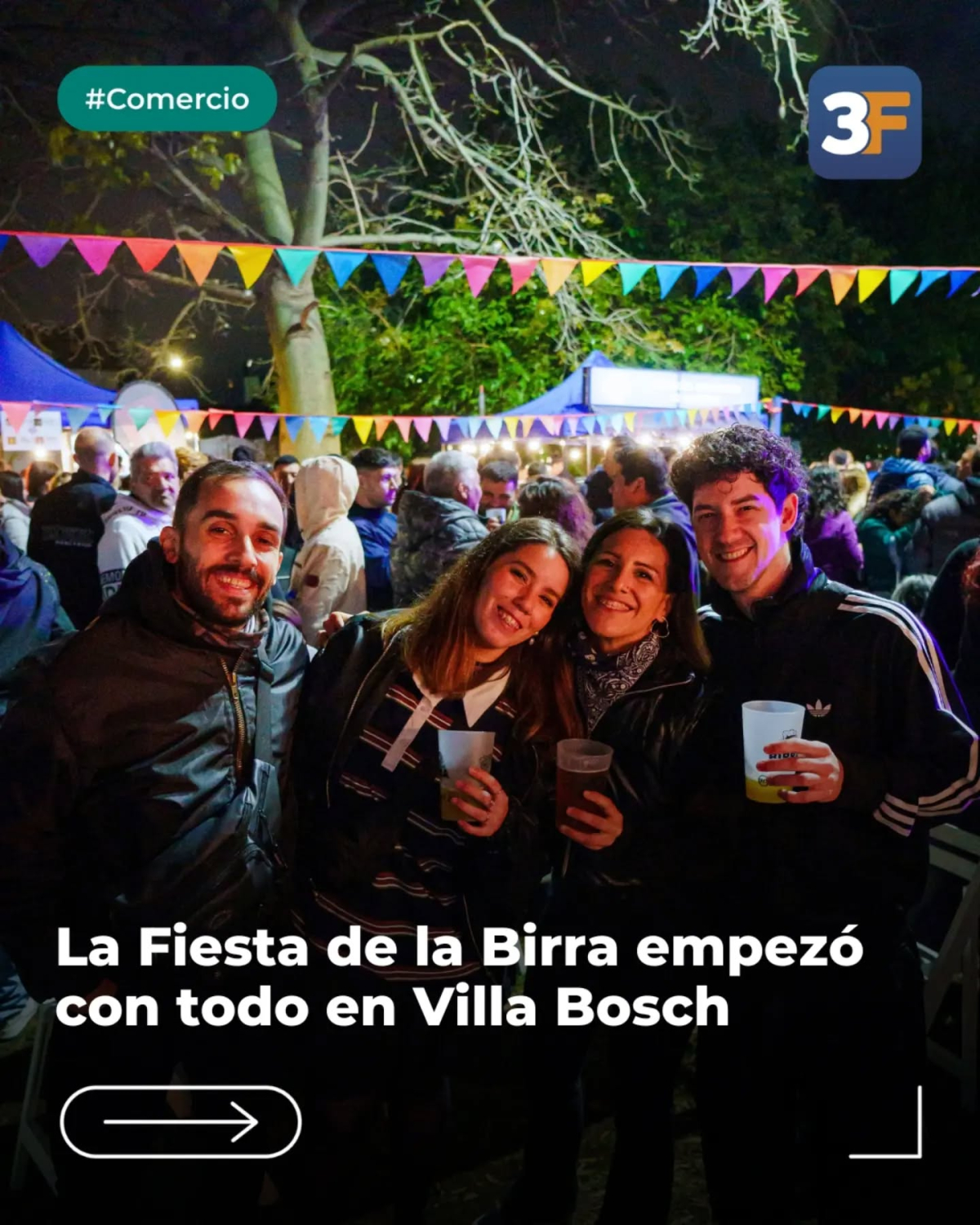 Un finde de rock y birra en Villa Bosch 🍻🎸 Arrancó una nueva edición…