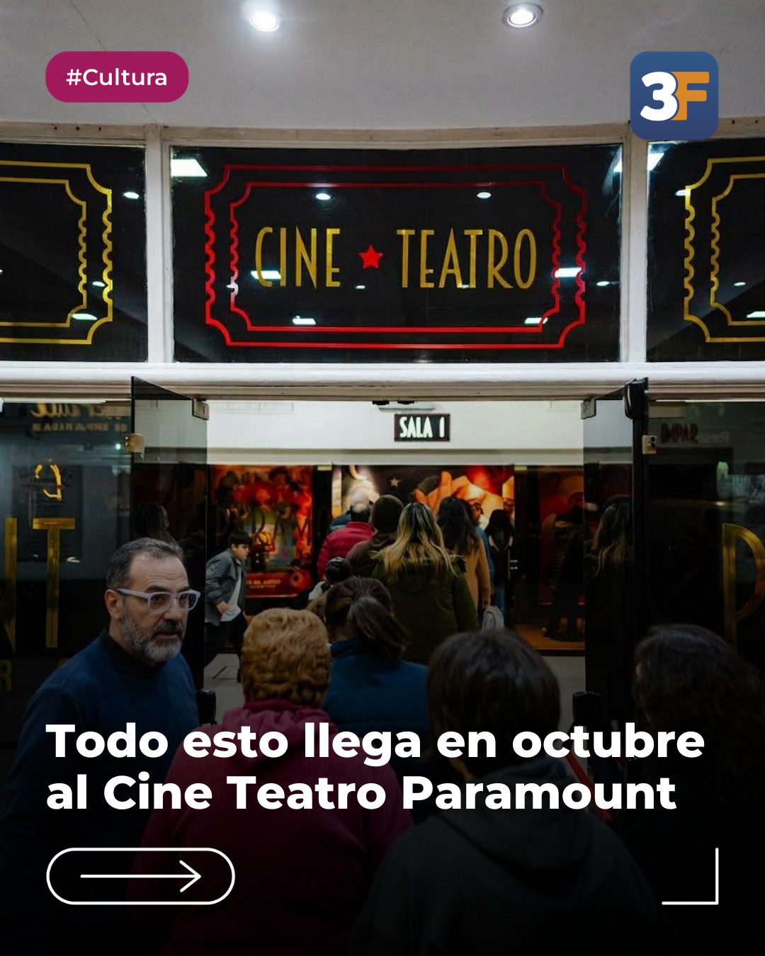 ¡Se armó el planazo perfecto en Caseros! 🤩🙌 Este mes llega una cartelera imperdible…