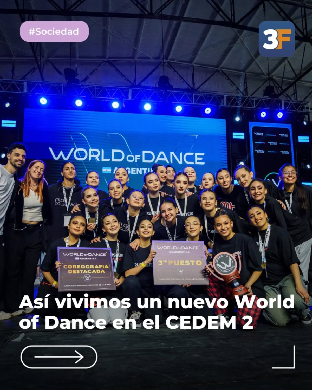 ¡El sueño internacional se baila y se siente en Tres de Febrero!🕺🎉 El CEDEM…