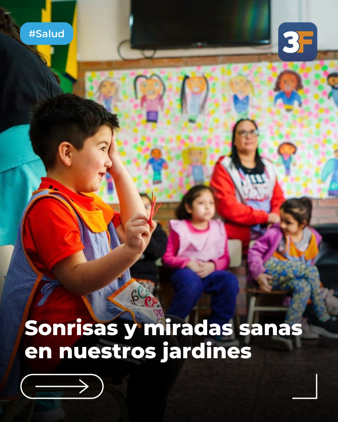Salud y cuidado para los más chicos de #3F👁️🦷 En el Jardín Municipal Ardillitas…