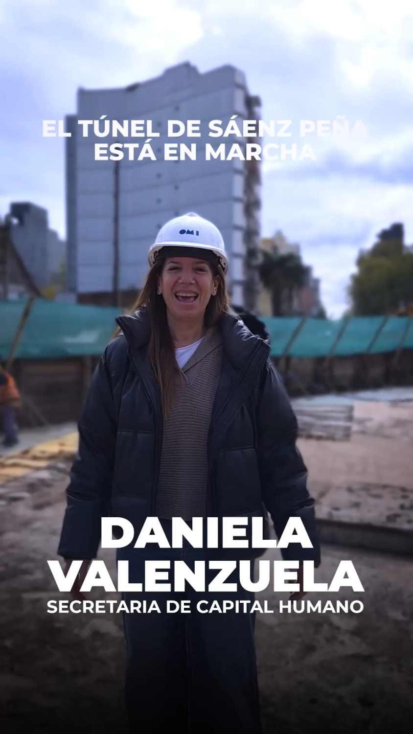 ¡El Túnel de Sáenz Peña sigue en marcha! 🚧 👷 El equipo ya trabaja…
