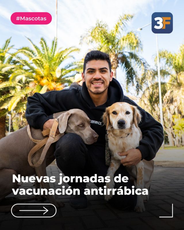 Por más salud para tus mascotas en este 2026 🐶🐱

Comenzamos el año cuidando a quienes nos acompañan todos los días. A partir del viernes 2 de enero, el Hospital Veterinario Móvil recorre los barrios de #3F con nuevas jornadas de vacunación antirrábica, acercando salud y prevención.

¡La vacunación es fundamental para proteger a nuestros perritos y gatitos de enfermedades graves! Consultá el cronograma y acercate con tu mascota: www.tresdefebrero.gov.ar/mascotasde3f