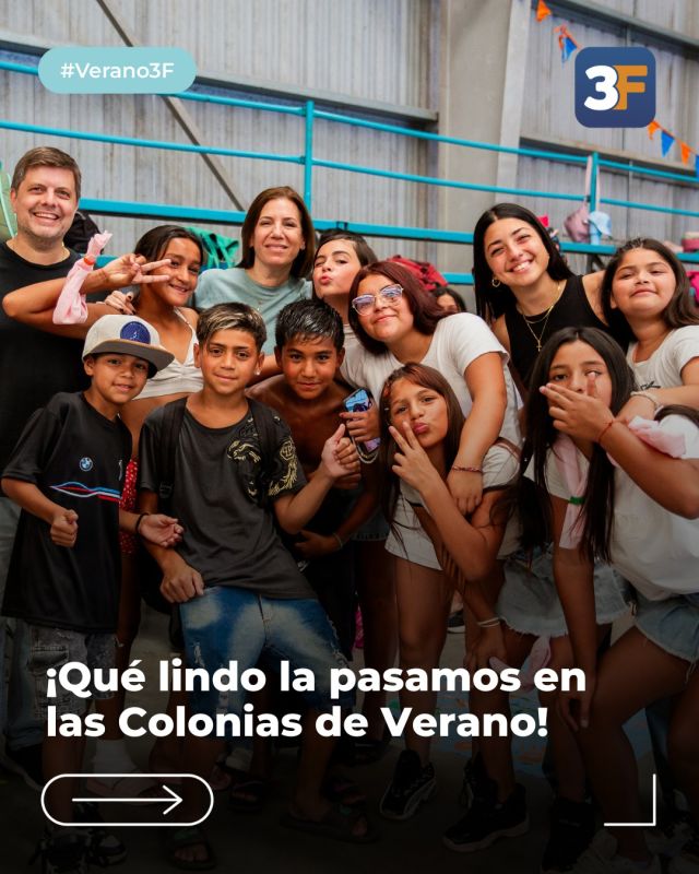 ¡VERANAZO EN 3F! 🌞⛱️

Pasamos a visitar la colonia del CEDEM 3 y nos encontramos con nuestros vecinos más pequeños y jóvenes disfrutando al máximo el calorcito. 

Entre pileta, juegos, deportes y muchas risas, comparten días de diversión en un espacio seguro y acompañado por profes y coordinadores.

¡Gracias a las familias por la confianza! 🤗