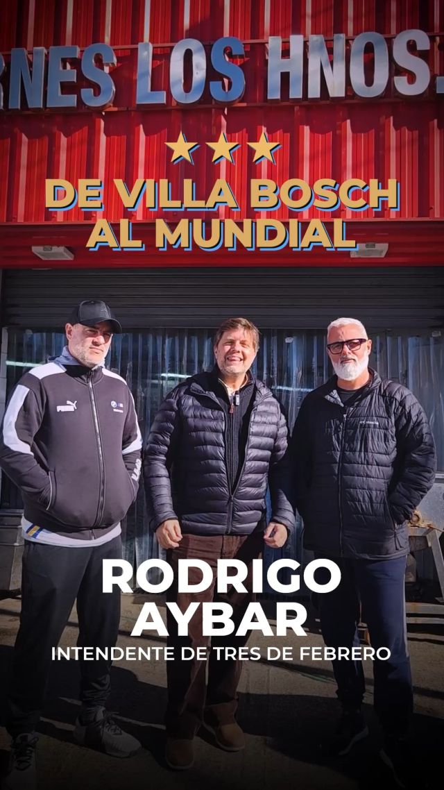¡La carne de los campeones del mundo sale de #TresDeFebrero! 🥩🇦🇷

Pasamos a visitar el frigorífico @carnesloshermanos en #Villa Bosch, el lugar elegido por la Selección Argentina para proveerse de la mejor carne nacional durante el Mundial. 

Nuestros campeones repitieron la tradición en toda la fase de grupos y ya disfrutaron de un nuevo asado en Kansas City en la previa para el partido frente a Cabo Verde. 

Nos llena de orgullo que el trabajo y la calidad de nuestra producción local lleguen a lo más alto del deporte. ¡Porque la verdadera cábala de la Scaloneta está #3F! 💪⚽