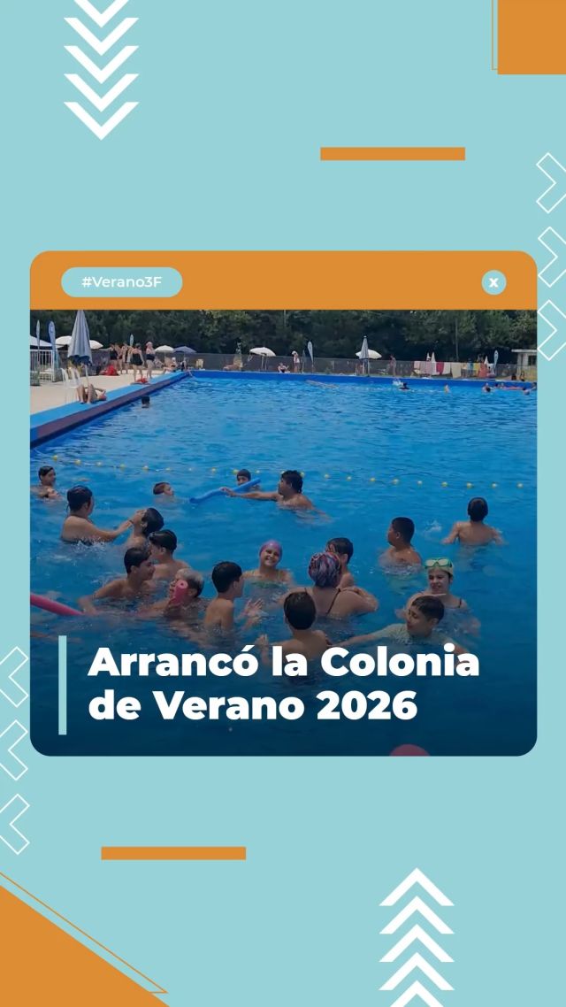 El verano es más divertido en #3F 🌊🏖️

¡La Colonia de Verano ya está en marcha! Los vecinitos de #TresDeFebrero llegaron a cada uno de los CEDEM listos para disfrutar al máximo de las piletas y divertirse con todos los juegos y actividades que preparó nuestro gran equipo.

Además, con miles de inscriptos, comenzamos una nueva Temporada de Verano rodeados de familias y amigos que se acercan cada semana a vivir unas vacaciones inolvidables en estos increíbles espacios de #3F.

¡Los esperamos para compartir más momentos juntos!