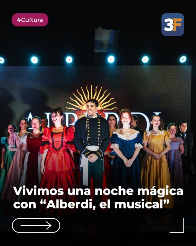 ¡Un gran musical para redescubrir a Alberdi! 🎭🎶

Te mostramos las postales de lo que fue una noche magnífica con @alberdimusical , una obra teatral increíble de Pablo Flores Torres que nos invitó a reflexionar sobre el padre de nuestra Constitución Nacional. 

Con el auditorio del @colegiomilitardelanacion lleno, los vecinos redescubrieron nuestra historia a través de una puesta en escena única que fusiona ritmos urbanos con sonidos tradicionales. 

¡Gracias a la Secretaría de Cultura de la Nación por acompañarnos en este homenaje a nuestra identidad! 👏