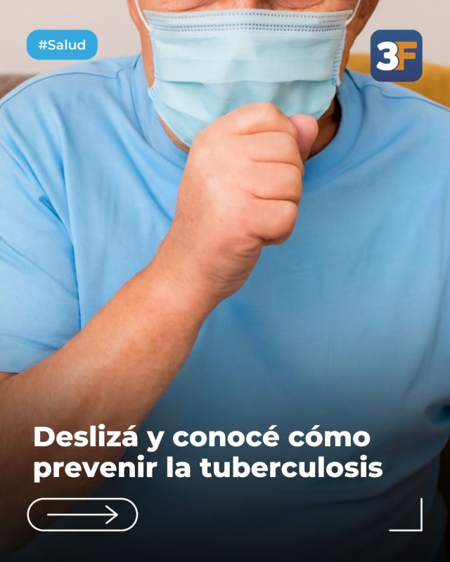 Todo lo que tenés que saber sobre la tuberculosis 🏥🛡️

Ante el crecimiento de casos, es fundamental estar informados para prevenir y actuar a tiempo. La #tuberculosis es una enfermedad infecciosa curable y prevenible que afecta principalmente a los pulmones, pero también a otras partes del cuerpo. 

⭕ Se transmite por vía aérea a través de la tos o el estornudo tras un contacto prolongado en espacios cerrados.

⭕ Prestá atención a los síntomas: si tenés tos persistente por más de 15 días, fiebre por la tarde, pérdida de peso, cansancio o sudoración nocturna, realizá tu consulta en nuestros Centros de Salud u hospitales.

⭕ Recordá que la ventilación de ambientes, el lavado de manos y tener la vacuna BCG al día son nuestras mejores herramientas de prevención.

¡Cuidar tu salud es un compromiso de todos! 👉 Más detalles: www.tresdefebrero.gov.ar/salud