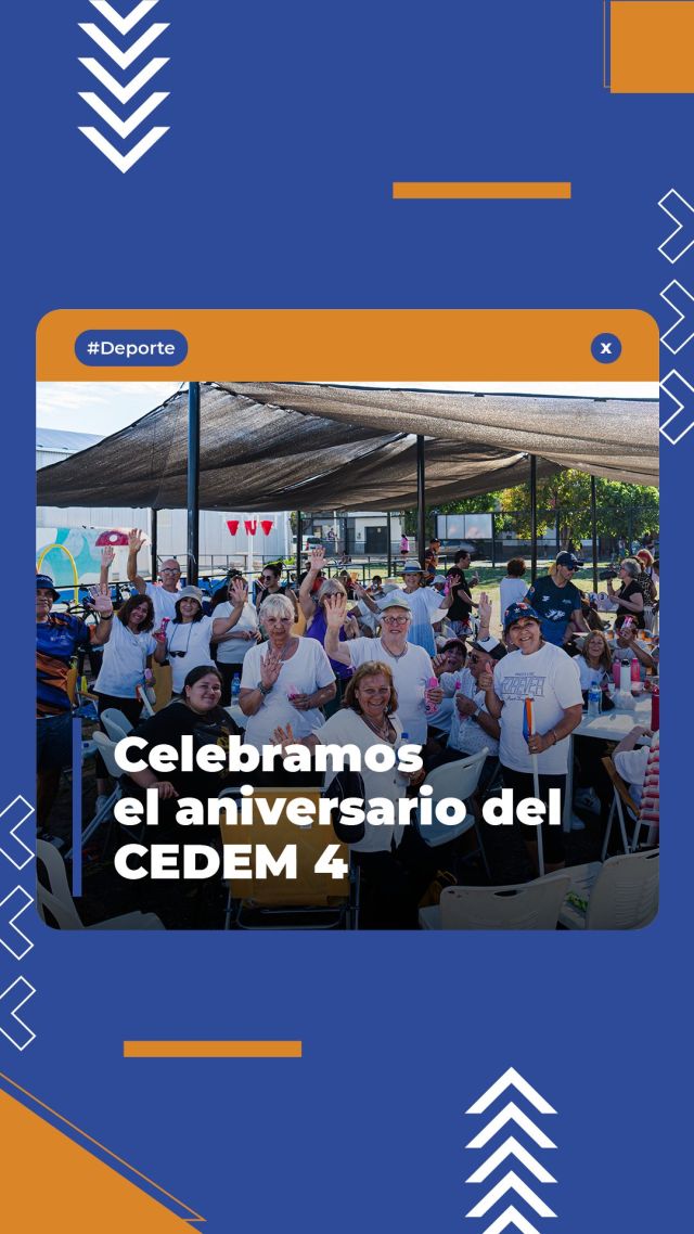 ¡Así se vivieron los 4 del CEDEM 4! 🎂🫶

#Ciudadela se reunió en el CEDEM 4 para compartir un día muy especial lleno de actividades, shows y deporte en honor al cuarto cumpleaños de este espacio que cambió la vida en el barrio, con más integración y abriendo sus puertas a nuevos deportistas y familias.

Gracias a todos los que se acercaron a celebrar con mucho deporte, música, risas y alegría haciendo justicia a lo que representa este lugar para la comunidad. Esperamos poder ver a más vecinos alcanzar su máximo potencial en el deporte que aman y a más familias disfrutar nuevos momentos juntos en este centro.

¡Feliz cumple, CEDEM 4! 🥳❤️