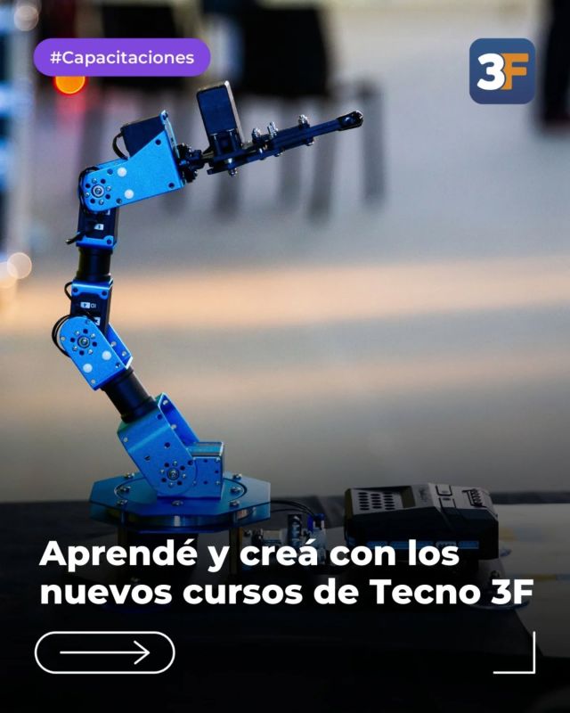 ¡Programá tu futuro con estas propuestas! 💻

Continúan los cursos y capacitaciones de la mano de Tecno3F para que puedas impulsar todas tus habilidades en tecnología y ampliar tus conocimientos con contenidos súper novedosos. 

Te dejamos toda la oferta disponible para arrancar a especializarte en lo que más te guste durante las próximas semanas:

✅ Marketing digital: comienza el 11 de agosto
✅ Diseño y programación de videojuegos: comienza el 11 de agosto
✅ Programación PHP y MySQL: comienza el 13 de agosto
✅ Introducción a Linux: comienza el 14 de agosto
✅ Base de datos SQL: comienza el 19 de agosto
✅ Diseño 3D con Solidworks avanzado: comienza el 19 de agosto
✅ Introducción a Python: comienza el 22 de agosto
✅ Python intermedio: comienza el 22 de agosto
✅ Internet de las cosas: comienza el 30 de agosto
✅ Testing Software: comienza el 5 de septiembre

¡No dejamos de brindarte herramientas para que sigas creciendo como profesional!

👉 Sumate en www.tresdefebrero.gov.ar/tecno3f