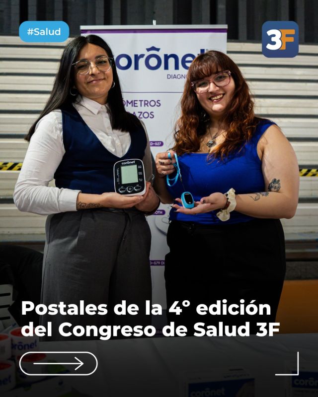 Compromiso, trabajo y salud en 3F 🏥👩‍⚕️

Vivimos la 4º edición del Congreso de Salud, un espacio de encuentro y aprendizaje en torno a la salud que nos permite construir un equipo cada vez más capacitado para asegurar el bienestar de los vecinos. 

Durante la jornada, profesionales, trabajadores de atención primaria, complejo hospitalario odontológico y oftalmológico, SAME y zoonosis compartieron experiencias, exposiciones y talleres para fortalecer nuestro sistema de salud local. ¡Gracias a todos por sumarse!

Recordá que ante cualquier emergencia, consulta, turno o trámite podés recurrir a nuestro hospital o centro de salud más cercano. Conocé más información en 👉 https://www.tresdefebrero.gov.ar/salud