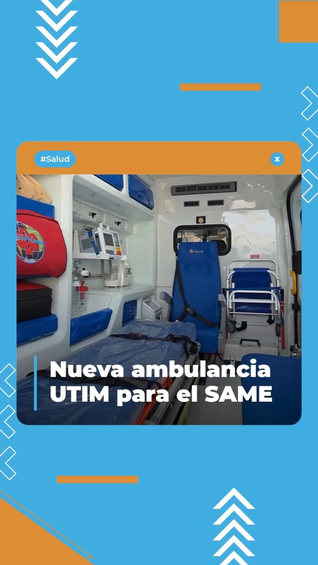 Nueva ambulancia 0KM para el SAME 3F🚑👏

Seguimos fortaleciendo el sistema de emergencias en #TresDeFebrero con la incorporación de una unidad de terapia intensiva móvil totalmente equipada. Esta ambulancia cuenta con monitores multiparamétricos, respirador mecánico, camilla y todo lo necesario para brindar una atención rápida y segura ante cualquier situación.

Además, sumamos motos del SAME que permiten una llegada inmediata para brindar los primeros auxilios mientras se coordina la atención médica completa.

¡Más equipamiento y cobertura para cuidarte! 💚