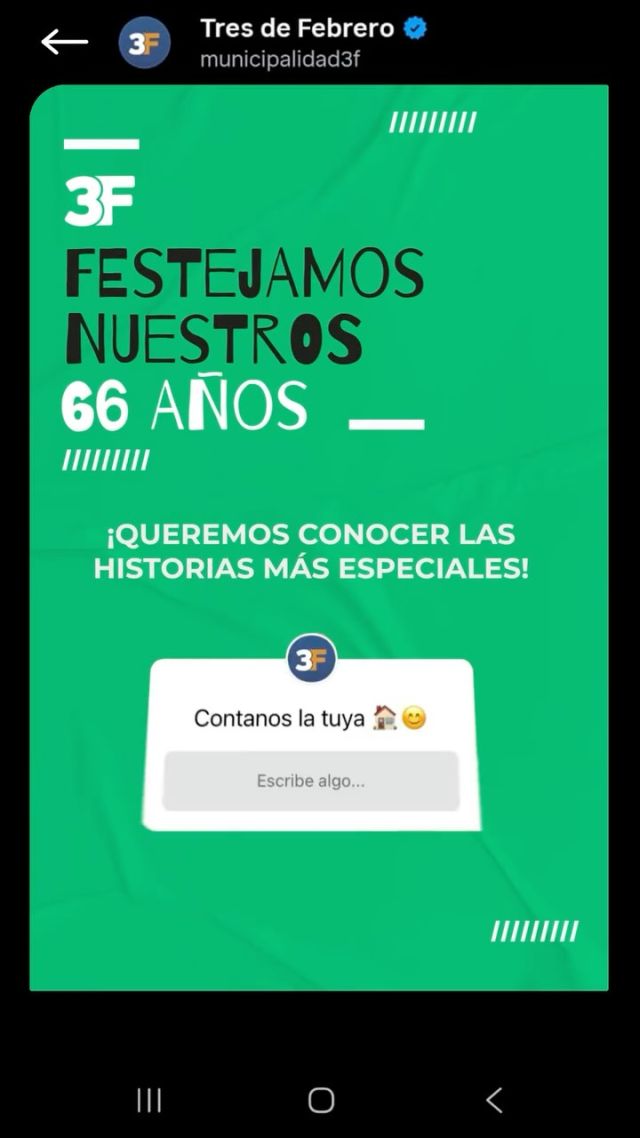 66 años de historias junto a vos 🏠🧡

Todos los 15 de octubre celebramos al lugar que hace tantos años llamamos hogar junto a cada uno de nuestros vecinos que eligió #TresDeFebrero para vivir y formar una familia. 

¿Y qué mejor para conmemorar tantas décadas de anécdotas y vivencias que compartiendo las historias más especiales? Estamos muy felices de todo lo que construimos y ver cómo más vecinos alcanzan sus sueños y metas con nosotros, porque lo que más nos importa es que nos elijan vos y tu familia.

¡Más que agradecidos! ¡Feliz aniversario a los que deciden ser tresfebrerenses! ✨