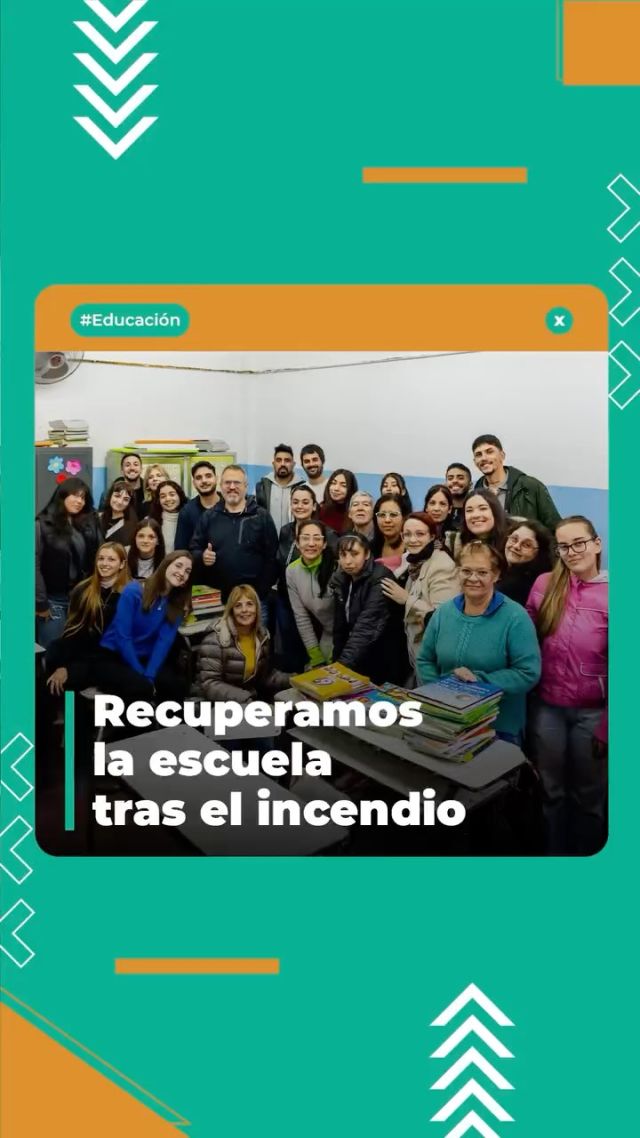 Cuando la comunidad se une, todo es posible 🎨🙌

La Escuela Primaria N°5 y el Jardín N°911 de #Caseros sufrió un incendio en enero, pero lo que siguió fue una muestra enorme de solidaridad: @juventud3f, familias, docentes y vecinos se organizaron y pusieron manos a la obra para devolverle vida al lugar.

Juntos pintaron, limpiaron y reconstruyeron los espacios afectados para que nuestros vecinitos del jardín puedan volver a la presencialidad. Gracias a todos por su compromiso y trabajo en equipo.