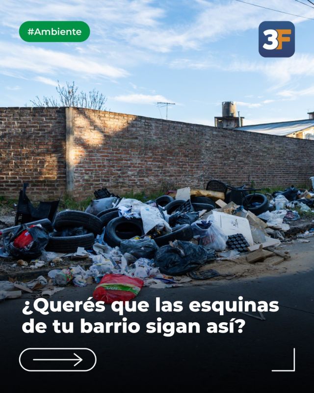 Decimos ¡no! a la basura en las calles 🚯🗑️

En #TresDeFebrero estamos comprometidos con el cuidado del ambiente y la limpieza de los barrios. El miércoles 16 de julio, la Muni retiró un gran basural de la esquina de Pringles y Cafferata en #Caseros. 

Lamentablemente, días después volvió a estar sucia. Esta es la historia que no queremos. Son actitudes que afectan la sana convivencia y nos perjudican a todos. 

👉 Conocé sobre cómo tirar tus desechos de manera correcta en: www.tresdefebrero.gov.ar/higieneurbana/