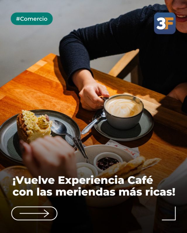 ¡El mejor plan contra el frío se toma en una taza! ☕️❄️

Llega la 2da edición de Experiencia Café y se arma el circuito gastronómico definitivo en #3F. Este jueves 16 de julio a partir de las 16 h, los comercios adheridos de #TresDeFebrero te esperan con increíbles promos y descuentos exclusivos.

Cortá la semana con una buena variedad de café de especialidad y acompañalos con un montón de cosas ricas de panadería y pastelería artesanal para alegrar tu tarde con una gran merienda junto a amigos y familia 🥐

¡No te quedes con las ganas! Descubrí los locales adheridos en 👉 www.tresdefebrero.gov.ar/experienciacafe