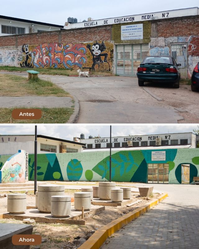 Postales de una renovación única 🍃⚽

Tras muchas semanas de trabajo con nuestro equipo, ya podemos ver cómo toma forma la increíble renovación de la Plaza del Tanque en el corazón de #EjércitoDeLosAndes.

Felices de mejorar este lugar central que permite mucho encuentro y momentos en comunidad para todos los vecinos. Sigue firme nuestro compromiso por mejorar cada espacio verde que reúne a las familias de #TresDeFebrero.