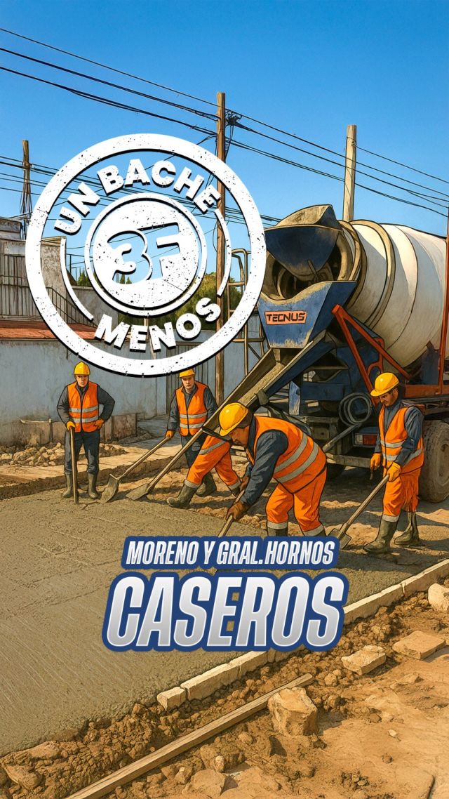 Obras que mejoran tu día a día 👷🚧

La planificación empieza en la oficina, pero el resultado se ve en tu barrio. En #3F agarramos la pala todos los días para que tengas las calles que merecés. 

Gracias a los reportes que recibimos a través de Mi3F y en los CAV, avanzamos con trabajos de desmonte y hormigón de calidad en Mariano Moreno y General Hornos, Fischetti y Potosí, y Lima y Azcuénaga en #Caseros. 

Seguimos trabajando para que cada día haya un bache menos y más calidad de vida para vos y tu familia 💪