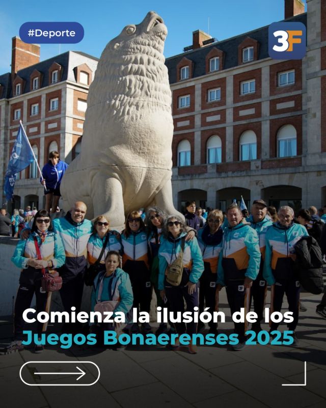 Tres de Febrero presente en La Feliz 🏅😁

Nuestra delegación llegó a Mar del Plata y vivió a pura alegría y entusiasmo la gran ceremonia de apertura de las Finales de los Juegos Bonaerenses 2025.

Entre banderas, música y aplausos, los representantes de #TresDeFebrero disfrutaron de un inicio a lo grande con mucho compañerismo y espíritu deportivo.

Comienza una semana inolvidable para nuestros atletas y deportistas, que van a dejar todo en cada competencia. ¡Les deseamos mucha suerte! 💙🙌