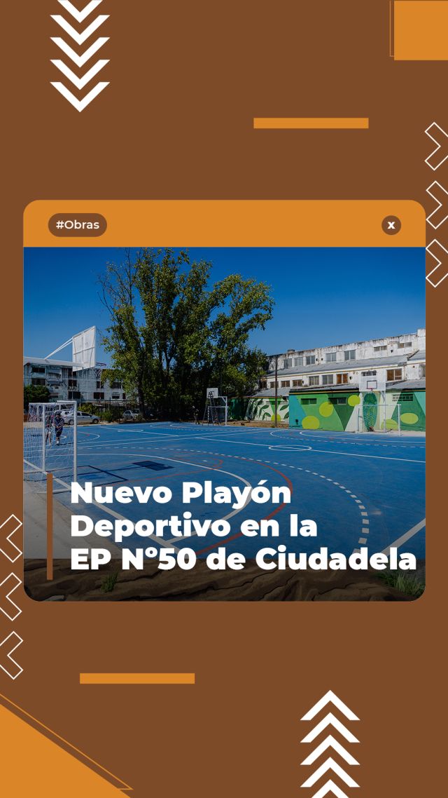 Más obras por el deporte y la educación 🥅🏫

Para celebrar el día del deporte y la actividad física, queremos compartir el final de un gran proyecto en el polo educativo del barrio #EjércitoDeLosAndes que mejora el entorno de los más chicos para el desarrollo deportivo y recreativo.

Realizamos la puesta en valor de dos canchas de fútbol y de básquet junto al Jardín N°913, la Escuela Técnica N°4 y las escuelas primarias N°50 y N°51. Además, colocamos más señalización para el estacionamiento de autos y reductores de velocidad para proteger el sector de las canchas y mejorar el ingreso a clases.

¡La Capital Provincial sigue creciendo para acompañar a cada vecino!