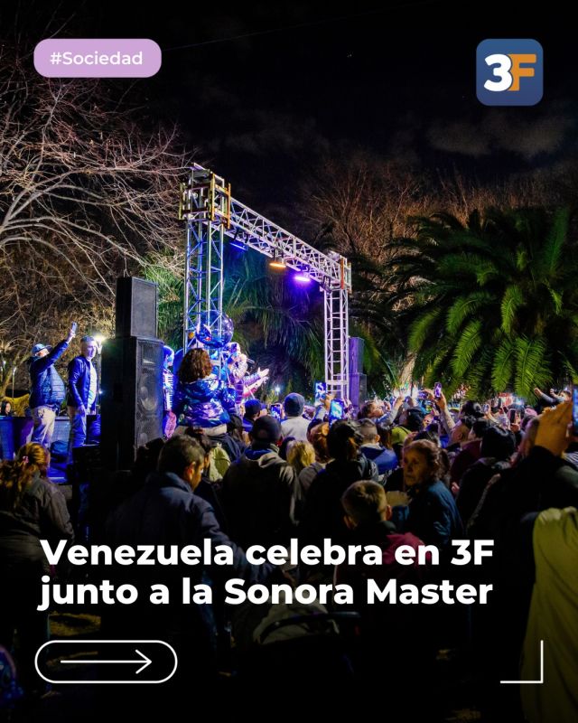 Una gran fiesta venezolana te espera 🇻🇪🫓

¡Otro pintoresco evento llega a #TresDeFebrero! Este finde las colectividades te invitan a vivir Venezuela Celebra, una evento que se viste de amarillo, un azul estrellado y rojo para compartir mucha cultura con vos desde este viernes 7 hasta el domingo 9 de noviembre en El Campito de #Ciudadela (Av. República y Comesaña).

De 12 a 00 h vas a poder disfrutar de mucha gastronomía tradicional, un taller para aprender a hacer las arepas más ricas, kermesse, juegos, feria de artesanos y música en vivo con la compañía estelar de @sonoramasterok .

👉 Más información en www.tresdefebrero.gov.ar/colectividadesmigrantes