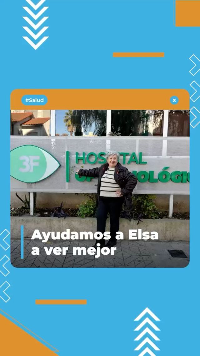 ¡Equipamos el Hospital Oftalmológico para vos! 👁️✅

Ella es Elsa, vecina de Martín Coronado, que asistió a un nuevo control en nuestro Hospital Oftalmológico de #Caseros luego de operarse de cataratas con los profesionales de #TresDeFebrero.

Estamos muy contentos de seguir renovando nuestros equipos para continuar cuidando y mejorando la visión de cada paciente en #3F, con una capacidad actual de casi 150 operaciones de cataratas por mes.

¡Mejoramos para cuidarte a vos!

👉 Conocé toda la información en: www.tresdefebrero.gov.ar/dependenciashospitalarias