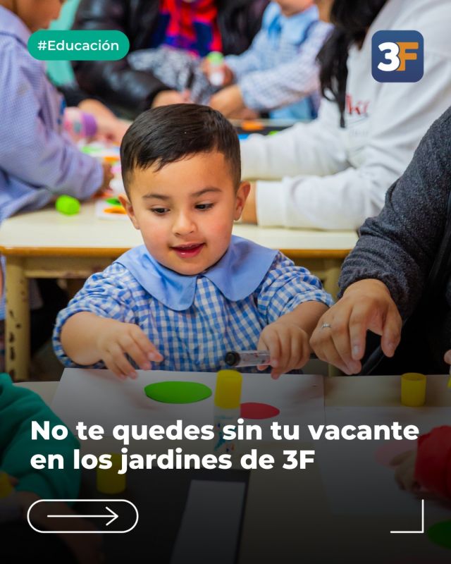 Que no te gane el calendario 🧸🎒

Te recordamos que sigue abierta la inscripción a nuestros más de 20 jardines municipales y maternales a través de la plataforma #Mi3F, pero los cupos son limitados. Si todavía no anotaste a los más pequeños de la familia, este es el momento.

¡Ingresá a mi3f.tresdefebrero.gob.ar para realizar la inscripción y asegurá su lugar!

👉 Para más información, podés acercarte al jardín, CAV más cercano o en nuestra web: www.tresdefebrero.gov.ar/jardinesmunicipales