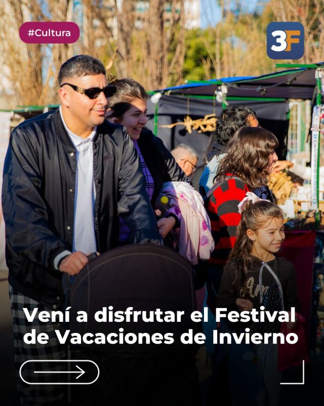 ¡Damos la bienvenida a las vacaciones de invierno en #3F! ☃️🥳

Llega el tan esperado descanso para todos nuestros estudiantes y familias de #TresDeFebrero, y lo comenzamos de la mejor manera con un Festival de Vacaciones de Invierno.

Te esperamos del viernes 18 al domingo 20 de julio, de 10 a 23 h, en el Playón Municipal de #Caseros (Alberdi y Medina) para disfrutar de shows en vivo, gastronomía, feria de artesanos y actividades recreativas para todas las edades.

Recordá que el Playón Municipal permanecerá cerrado desde las 4 h del viernes 18 hasta las 8 h del lunes 21 de julio.

👉 Conocé más información sobre este evento y otras actividades para el invierno en: www.tresdefebrero.gov.ar/vacacionesinvierno2025