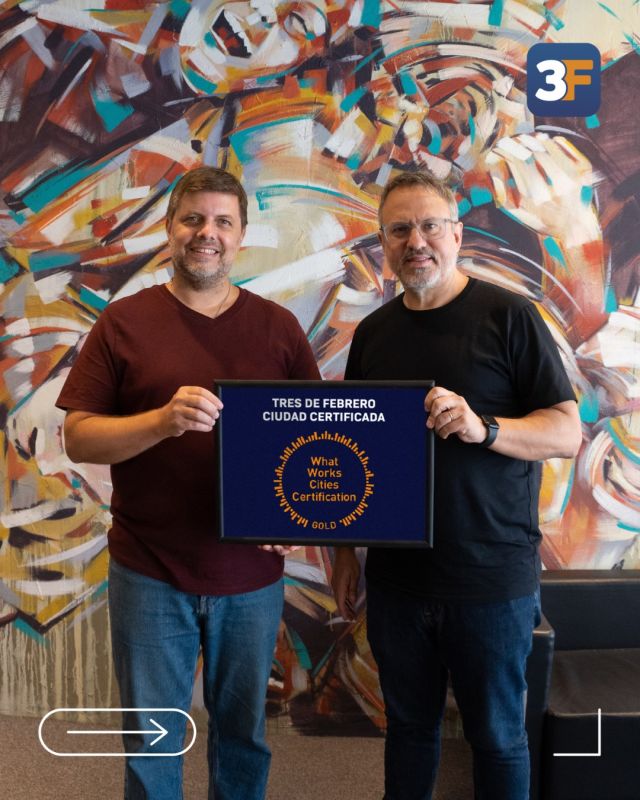 Tres de Febrero pasó de la certificación Plata a Oro en @bloombergdotorg #WhatWorksCities🥇🙌

Este es un hito en nuestro camino hacia el uso de datos que significa que no solo estamos manteniendo nuestras prácticas en este ámbito, sino que estamos reforzando la forma en que utilizamos los datos para mejorar los servicios y programas con los que cuentan los residentes.

Estamos orgullosos de seguir construyendo una ciudad más inteligente, más receptiva y más responsable.

Más información sobre nuestros avances 👉 bit.ly/CertificacionWWC2025