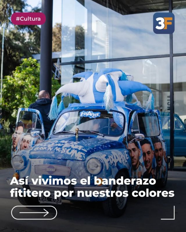 Se alzan las banderas entre motores y ruedas 🚗🇦🇷

☀️ Este finde los colores de la patria se fusionaron con la gran pasión fititera que reunió a muchas familias y fanáticos en el Museo para un banderazo por el 20 de junio.

🏠 Compartimos un hermoso día rodeados de Fiat 600 vestidos de celeste y blanco, celebrando tanto el Día de la Bandera como el Día del Padre que tan importante es en la historia y el legado de esta comunidad fititera.

¡Viva la patria! ¡Y feliz día a todos los papás que se acercaron para disfrutar esta linda tarde! 🩵
