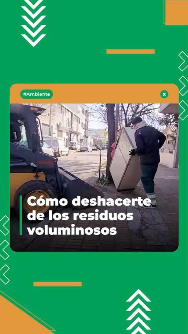 Así podés desechar residuos voluminosos en #3F 🛋️🗑️

Desde la Muni, queremos mantener la higiene urbana de la mejor manera y, por eso, siempre pedimos tu compromiso y acompañamiento para cuidar el trabajo de limpieza que realiza a diario nuestro equipo.

¿Qué hago con voluminosos? 🪑
No los saques a la calle sin previo aviso. Ante estos residuos como heladeras, termotanques o similares; primero, tenés que coordinar su retiro a través de Mi3F o nuestros CAVS.

👉 Cargá tu reporte en mi3f.tresdefebrero.gob.ar o conocé más tips de otros tipos de residuos en www.tresdefebrero.gov.ar/higieneurbana