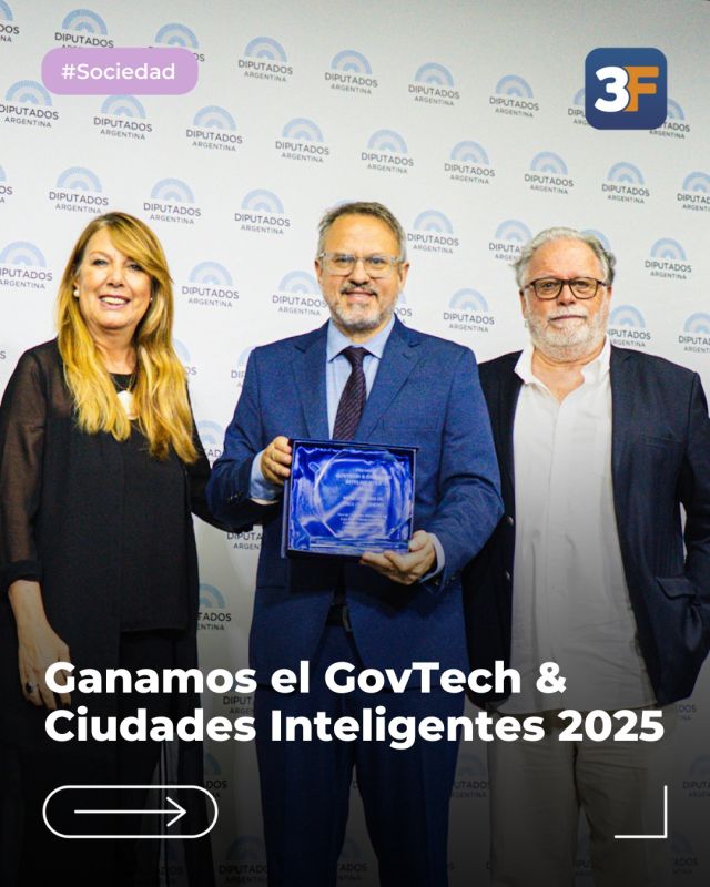 ¡Un nuevo reconocimiento gracias a MI3F y una gran gestión!

Mientras muchos apuestan a un Estado pesado y burocrático, en #3F demostramos que se puede hacer distinto: modernizar, simplificar y ahorrar recursos con tecnología y buena gestión.

MI3F integró todo en un solo sistema: trámites, expedientes, turnos, inspecciones y gestión tributaria.

En #TresDeFebrero nos animamos a innovar, competir y liderar. Este premio reconoce un camino que construimos desde hace años: más servicios, más eficiencia, más transparencia y un Estado que acompaña. ¡Este logro es un orgullo enorme para Tres de Febrero y para todo nuestro equipo! 💪