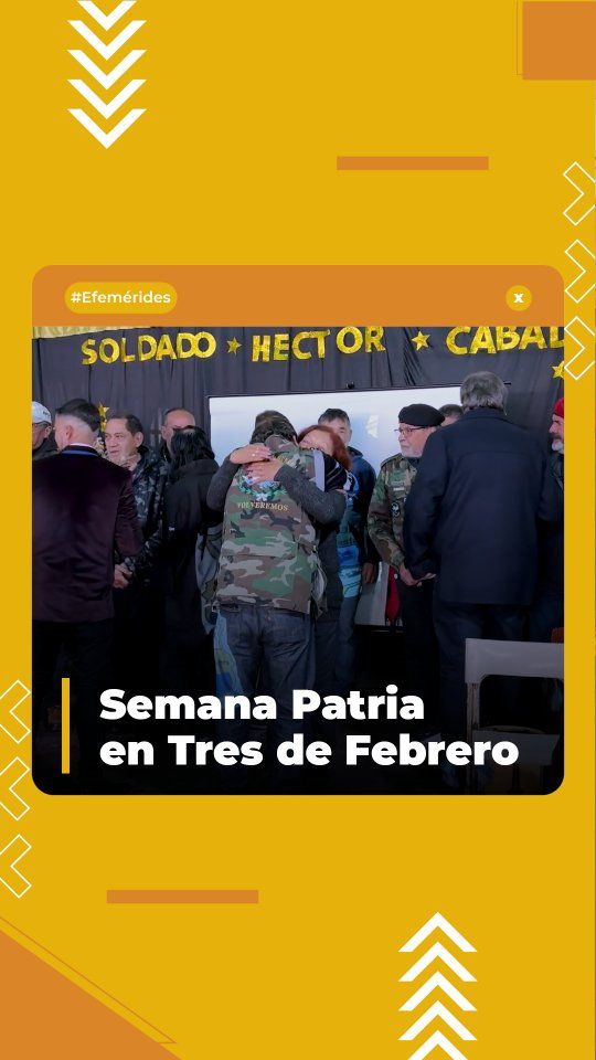 Un homenaje a nuestro vecino, nuestra patria y nuestra historia 🇦🇷🪖

Vivimos una increíble semana patria en #TresDeFebrero, pero no queríamos perder la oportunidad para recordar otro momento que significó mucho para nuestra comunidad. 

Con la intención de mantener la memoria y seguir malvinizando, acompañamos la idea de la directora de la Escuela Secundaria N°30 de #Podestá para nombrarla en honor a su hermano: Héctor R. Caballero, un soldado que dio su vida por las Malvinas.

No es solo un homenaje a un querido vecino, es un abrazo a todos nuestros excombatientes que lucharon con valentía por la Patria que tanto queremos.

¡Seguimos malvinizando y preservando nuestra historia!🩵