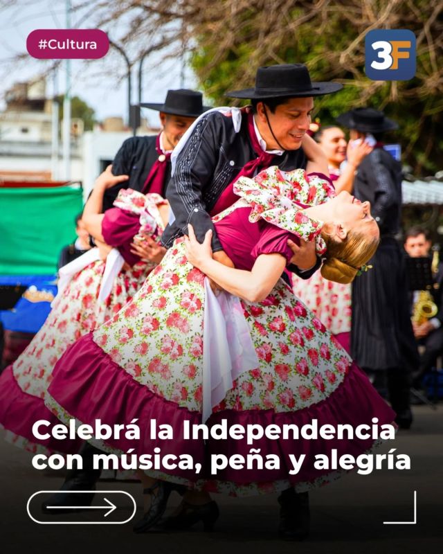 ¿Qué mejor que una peña para celebrar nuestra patria? 🇦🇷🧉

Llega un nuevo aniversario del día que marcó nuestra historia como una nación independiente que, hasta el día de hoy, sigue creciendo con grandes valores y mucha unión. Por eso, queremos celebrarlo junto a vos este miércoles 9 de julio en la Plaza de la Unidad Nacional de #Caseros (Alberdi y Medina).

Te esperamos, desde las 10 h, con un increíble desafío parrillero y una peña llena de alegría, shows en vivo, artesanos y mucha más gastronomía nacional para que disfrutes este feriado de la mejor manera.

👉 Conocé toda la información sobre esta gran propuesta patria en: www.tresdefebrero.gov.ar/cultura