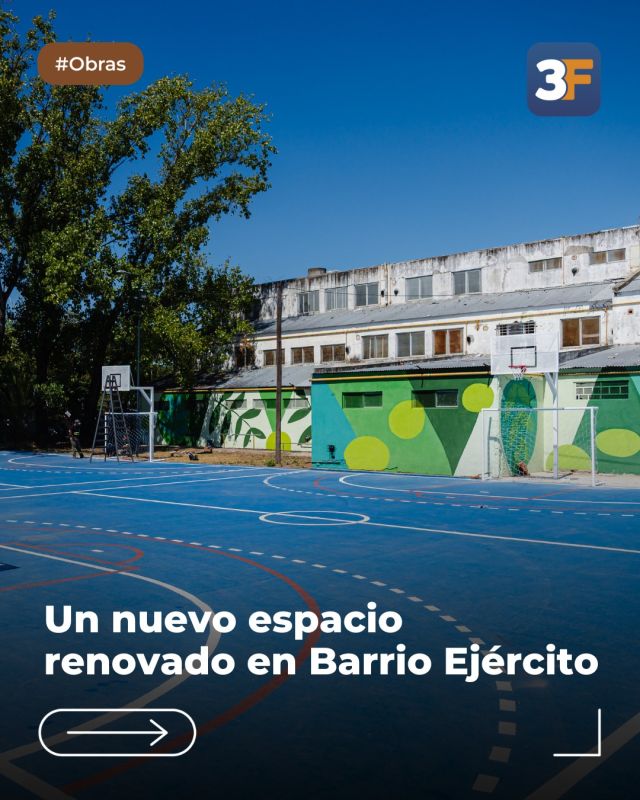 Más espacios que fomentan la actividad física de los chicos 🏃

Pusimos en valor el playón deportivo que utilizan cuatro instituciones educativas del #BarrioEjércitoDeLosAndes con nuevas canchas, mejor iluminación y sectores organizados. También reacondicionamos la plaza con la renovación de veredas, instalación de farolas peatonales y mobiliario urbano.

En #TresDeFebrero apostamos al deporte porque donde hay chicos jugando, hay comunidad creciendo.