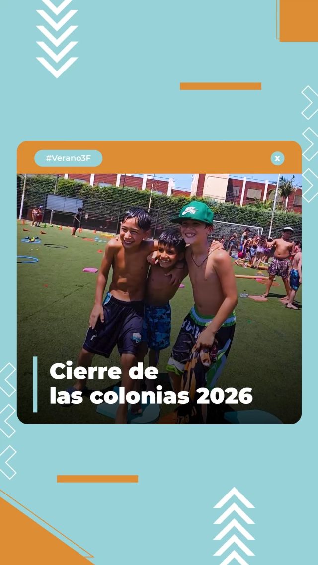 ¡Así cerramos las Colonias 2026 en los CEDEM! 🌞🏊

Después de semanas llenas de juegos, risas y nuevas amistades, despedimos con mucha alegría una nueva temporada en la Colonia de Verano.

Los chicos disfrutaron de jornadas de natación, deportes, actividades recreativas y mucha diversión en nuestros centros deportivos de #TresDeFebrero.

¡Gracias a todos los profes y familias por hacerlo posible! Nos vemos el próximo verano 😜