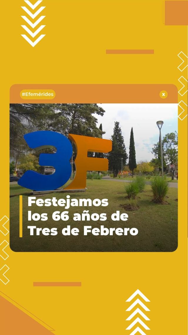¡Tres de Febrero cumple 66 años y lo celebramos juntos! 🎊

Este fin de semana tenemos una cita muy especial en el Playón Municipal de #Caseros: tres días llenos de música, baile, feria de artesanos, propuestas gastronómicas y actividades para toda la familia. 

Del viernes 17 al domingo 19 de octubre, de 10:30 a 23 h, sumate a la gran fiesta que celebra nuestra historia, nuestro presente y todo lo que seguimos construyendo juntos.

Y atención… porque este aniversario llega con una gran sorpresa 👀 

Nos vemos en el Playón para festejar los 66 años de esta gran casa que compartimos: nuestro querido #TresDeFebrero
