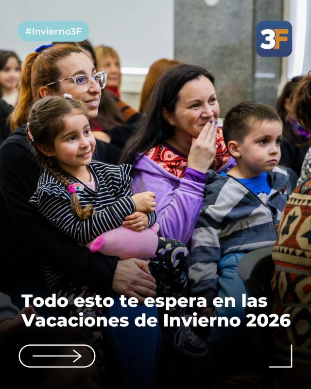 ¡Las mejores Vacaciones de Invierno se disfrutan en familia! ❄️🤩

Te armamos una agenda increíble con shows, talleres y pelis para compartir con los más chicos y en familia sin tener que irte lejos. Del 20 de julio al 1° de agosto, le ganamos al frío con las mejores propuestas culturales de #TresDeFebrero. 

El Cine Teatro Paramount, la Casa Museo Parodi, la Sede Cultural Olmedo y la Fundación COMACO y los espacios de tu barrio se llenan de música, teatro y risas para pasar las mejores tardes. ¡No te quedes afuera de ningún plan! 

👉 Encontrá la grilla completa en: www.tresdefebrero.gov.ar/vacacionesinvierno2026/
