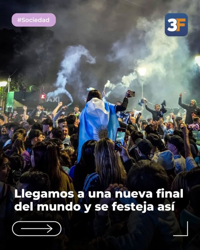 ESTAMOS EN LA FINAL 🇦🇷

2 a 1 como en el '86, aquella vez El Diego, hoy Leo. Ambos con el corazón en la mano y llevando a la Argentina a una nueva final del mundo. 

La cita es el domingo con España y ahí vamos a estar, alentando como siempre y también como nunca.