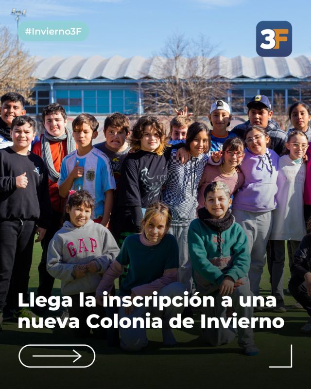 ¿Qué hacemos en vacaciones? ¡Nos vemos en la Colonia de Invierno! ❄️☃️

Queremos que nuestros vecinos más jóvenes disfruten las vacaciones de la mejor manera: juegos, risas, deportes y buenos momentos con amigos en un entorno seguro y divertido. 

Del 20 al 31 de julio, los CEDEM 1, 2, 3 y 4 abren sus puertas con propuestas para grupos de niños y adolescentes de entre 4 y 17 años. Tenés tiempo para completar la inscripción del 16 al 23 de junio con tu ciudadanía digital de #Mi3F activa. 

Te compartimos algunos de los requisitos más importantes:
❄️Vivir, trabajar o que el menor estudie en el municipio
❄️DNI del estudiante y adulto responsable
❄️Certificado de Vacunación
❄️Constancia de Alumno Regular

👉 Conocé toda la información en: www.tresdefebrero.gov.ar/vacacionesinvierno2026