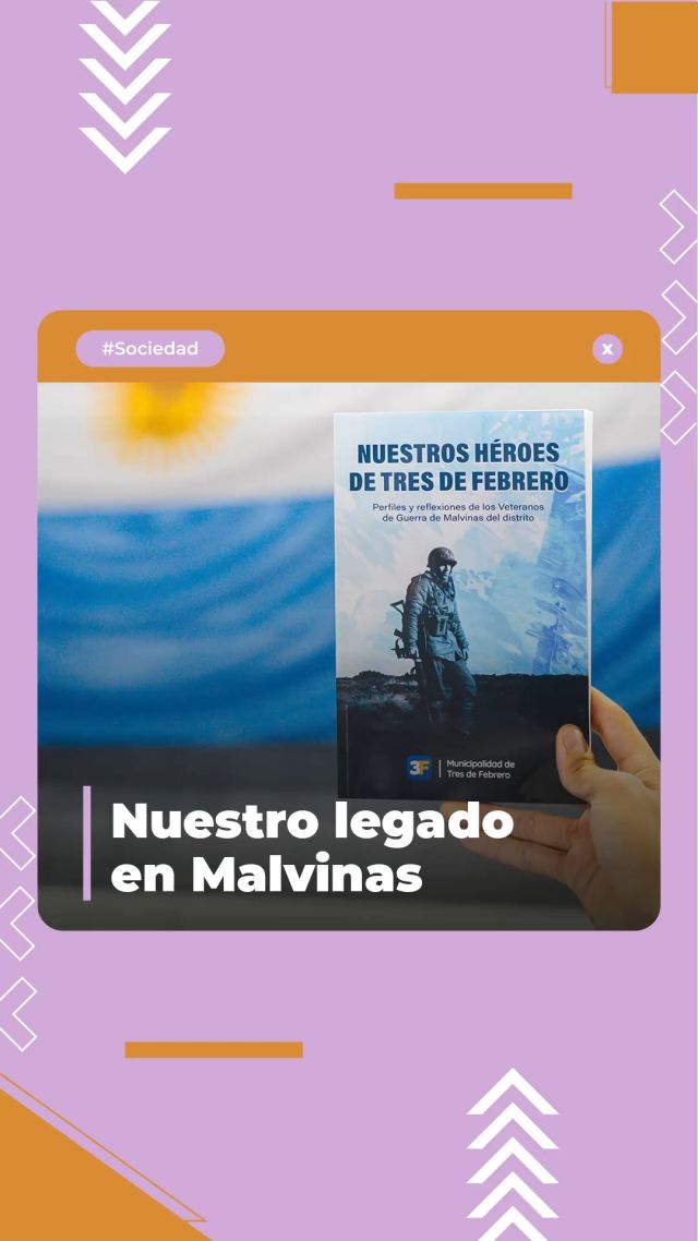 Un relato por los héroes de #3F 🪖📖

Vivimos un año que nos dejó muchos encuentros y grandes recuerdos juntos, pero uno muy especial fue la presentación del libro “Nuestros Héroes de Tres de Febrero" del periodista Nicolás Souto, porque no sólo compartimos un momento con estos héroes sino que revalorizamos aún más su historia.

Si todavía no lo leíste, te invitamos a conocer este relato que recorre las experiencias de muchos veteranos de Malvinas desde su propia perspectiva, recuperando sus historias de vida y su vínculo con sus barrios y su hogar.

¡Gracias por compartir tanto con nosotros! ✨

👉 Descubri esta historia y muchas más en: www.tresdefebrero.gov.ar/librosde3f