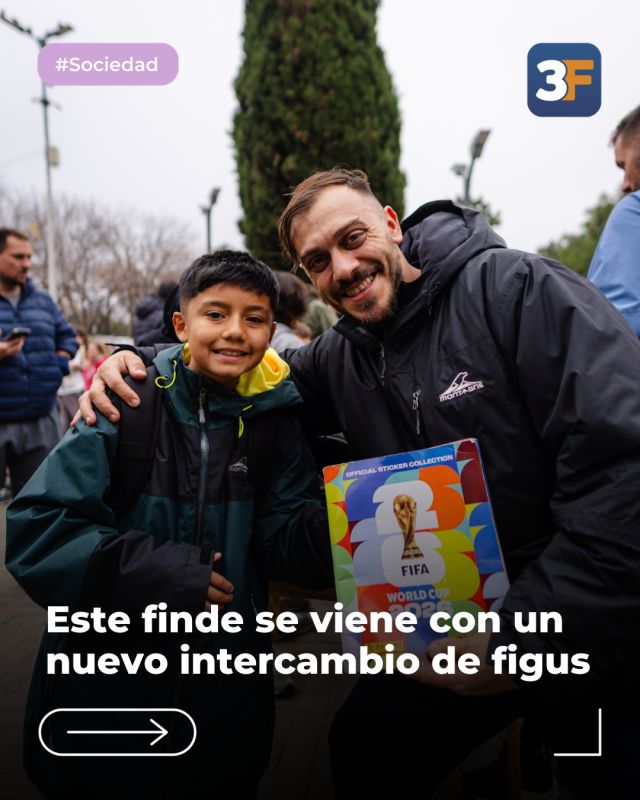 Sigue el mercado de pases de las figus 🤩⚽

Arranca el Mundial y es momento de reforzar el plantel. Este sábado 13 de junio, desde las 15 h, acercate al Playón Municipal de #Caseros para un nuevo intercambio de figuritas y encontrar esas que te faltan para completar el álbum.

Además, podés aprovechar para disfrutar con amigos y familia del Festival del Vecino, hasta las 00 h, de la mano de grandes artistas, foodtrucks, feria y mucho más.

¡Traé tus repetidas! ¡Te esperamos! 🤝

👉 Conocé más del evento en: www.tresdefebrero.gov.ar/vivi3f