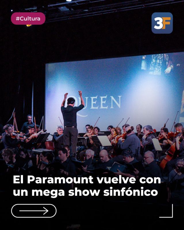 ¡Vuelve un emblema de Caseros y lo celebramos a lo grande! 🤩🎻

El Cine Teatro Paramount reabre sus puertas y te invitamos a vivir una noche única y emocionante con un gran espectáculo de Queen & Kiss Sinfónico. ¡Dos grandes himnos del rock internacional se fusionan con la música clásica!

La función es este sábado 6 de junio a las 20 h y estará a cargo de nuestros talentosos elencos locales: la Orquesta Sinfónica y el Coro de Cámara Municipal de Tres de Febrero. 

🎟️ La entrada es sin costo y el ingreso se realizará por orden de llegada hasta agotar la capacidad de la sala. 

 👉 Encontrá toda la información en: www.tresdefebrero.gov.ar/elencosestables