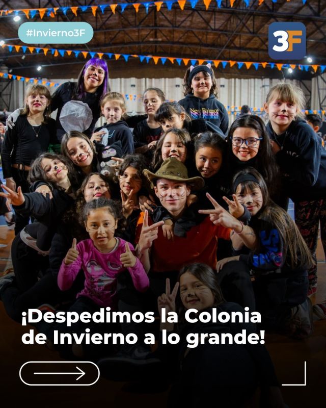 ¡Hasta la próxima, Colonia de Invierno! 😄👋

Nuestros vecinitos vuelven a clases después de dos semanas de descanso y mucha diversión con todas las actividades y propuestas que compartimos juntos. Nos despedimos de las vacaciones con unos últimos recuerdos del gran cierre de la Colonia de Invierno que vivimos en cada CEDEM de #3F.

Como siempre, muy agradecidos con cada familia que depositó su confianza en nosotros así como también con quienes llenaron de alegría estos espacios. ¡A seguir estudiando! ¡Los esperamos en el próximo receso escolar!