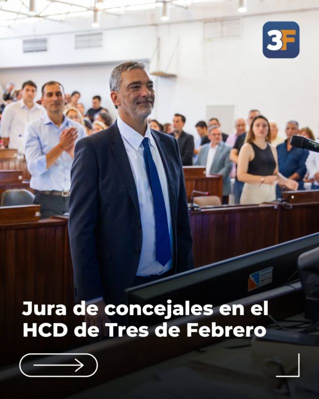 Asumieron los nuevos concejales electos en Tres De Febrero 

Esta mañana acompañamos a los candidatos que los vecinos eligieron en las elecciones de septiembre, en un acto muy especial en la que juraron sus bancas en el Honorable Concejo Deliberante de Tres de Febrero. A su vez, el nuevo cuerpo confirmó que @3framos será Presidente.

Felicidades y esperamos continuar este gran camino de crecimiento y compromiso constante por el bienestar de cada vecino ¡Gracias a todos por elegir trabajar por nuestro querido municipio cada día!

👉 Podés conocer la lista completa de concejales electos en: www.tresdefebrero.gov.ar/nuevosconcejales2025