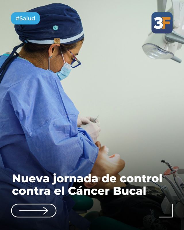 Más prevención y salud para tu bienestar 👄👩‍⚕️

En el marco del Día Nacional de Lucha contra el Cáncer Bucal, te invitamos a ser parte de una jornada de chequeo y control contra esta enfermedad. Acercate este jueves 4 de diciembre, de 11 a 13 h, en la Plaza de la Unidad Nacional (Av. San Martín y Alberdi, #Caseros)

¡La detección temprana siempre permite salvar vidas! Por eso, es muy importante seguir informando y concientizando a través de nuevos encuentros y más acceso a la salud desde todos nuestros espacios.

👉 Conocé toda la información en: www.tresdefebrero.gov.ar/3fcuidatusalud