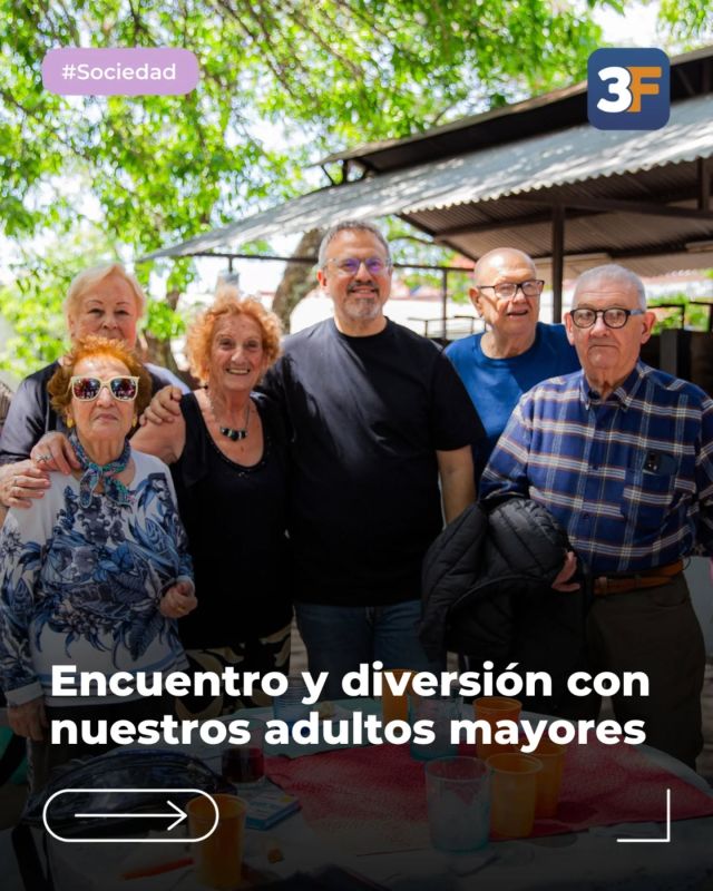 Una gran celebración para grandes vecinos 🥳🙌

Pasamos un día inolvidable junto a nuestros queridos vecinos jubilados de #TresDeFebrero en el CEDEM 1 de #Caseros compartiendo charlas, mates, mucho baile y siendo parte de las actividades más divertidas.

Definitivamente fue un plan distinto de la mano de aquellos que son un pilar fundamental de la comunidad y que demostraron con seguridad que no hay edad para pasarla increíble rodeados de calidez y cariño.

¡Gracias por sumarse a esta propuesta! ¡Nos vemos en una próxima reunión juntos!