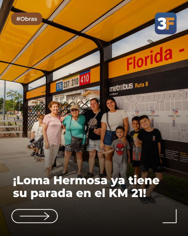 Lo propusimos y lo hicimos 🚏🚌

¡Terminamos la obra en el Km 21 y la transformación de Loma Hermosa es total! Inauguramos la parada del Metrobús a la altura de Florida y Eva Perón, un compromiso que asumimos junto a @dievalen y que hoy ya disfrutan los vecinos. 

Sabemos lo que significa esperar el colectivo a la madrugada o volver tarde a casa. Por eso, con esta obra damos un paso gigante: más iluminación, veredas accesibles y seguridad para potenciar todo el centro comercial Florida.

¡Vamos por más! 💪