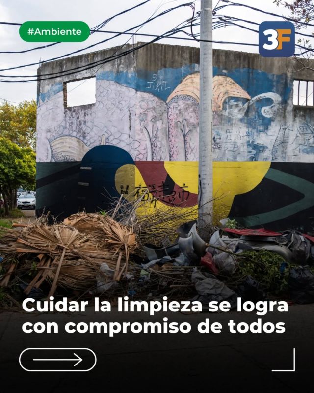 Entre todos cuidamos la higiene urbana 🏠✅

Trabajamos de manera constante para preservar la limpieza en cada barrio de #TresDeFebrero. Por eso, pedimos a todos nuestros vecinos responsabilidad y compromiso para mantener el entorno urbano en buenas condiciones. 

Te mostramos una limpieza realizada en una esquina de #Caseros que, en cuestión de días, volvió a estar sucia. ¡Con esfuerzo y dedicación, hacemos de #3F un mejor lugar donde vivir!

👉 Conocé toda la información sobre cómo tirar tus desechos de manera correcta en: www.tresdefebrero.gov.ar/higieneurbana
