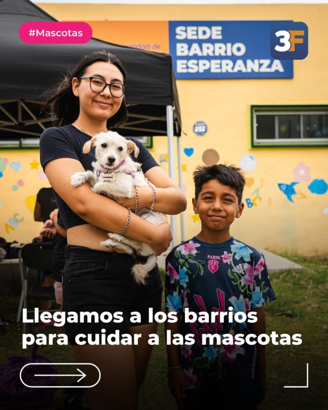 Porque ellos también importan 🐶🐱

Los vecinos de #BarrioEsperanza se acercaron al Hospital Veterinario Móvil para  informarse sobre la importancia de la castración responsable y brindarles a sus mascotas vacunación, desparasitación y atención clínica.

Seguimos recorriendo los barrios de #TresDeFebrero con atención veterinaria gratuita cerca de casa, porque ellos también son parte de la familia y su cuidado es fundamental para una convivencia saludable.

🐾 Las jornadas son sin turno previo
 🌧️ Se suspenden por lluvia
 📅 Conocé más información en 👉 www.tresdefebrero.gov.ar/mascotasde3f
