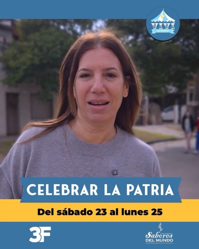 ¡La fiesta patria ya se empieza a sentir en #TresDeFebrero! 🇦🇷🙌

Este fin de semana largo te esperamos del 23 al 25 de mayo en una nueva edición de #Vivi3F para compartir música, tradición, gastronomía y todo el talento de nuestros emprendedores locales en el Playón Municipal de #Caseros (Alberdi y Medina).

Durante los tres días vas a poder disfrutar de shows en vivo, feria de artesanos, propuestas para los chicos y un paseo gastronómico con sabores para todos los gustos.

Y el lunes a las 12.30 h llega uno de los momentos más especiales: el Gran Pericón Nacional, con más de 100 parejas celebrando nuestras tradiciones a puro baile y emoción 💙

¡Vení a vivir un nuevo encuentro patrio en comunidad!

⚠️ Tené en cuenta que el Playón permanecerá cerrado al tránsito desde las 12 h del viernes 22 hasta las 7 h del martes 26 de mayo.

Conocé más información 👉 www.tresdefebrero.gov.ar/vivi3f